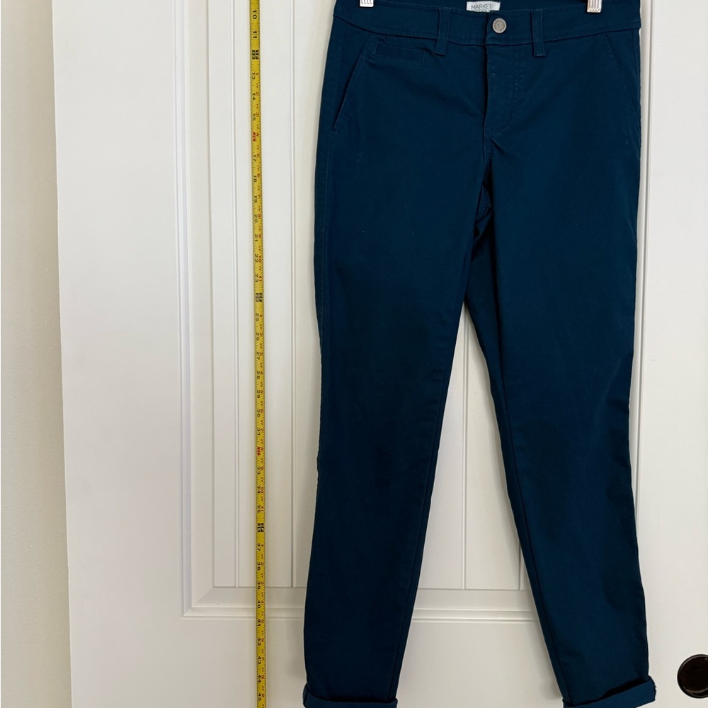 Market & Spruce Teal Cropped Pants